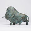 Bison American Charging Patinated