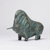 Bison American Charging Patinated