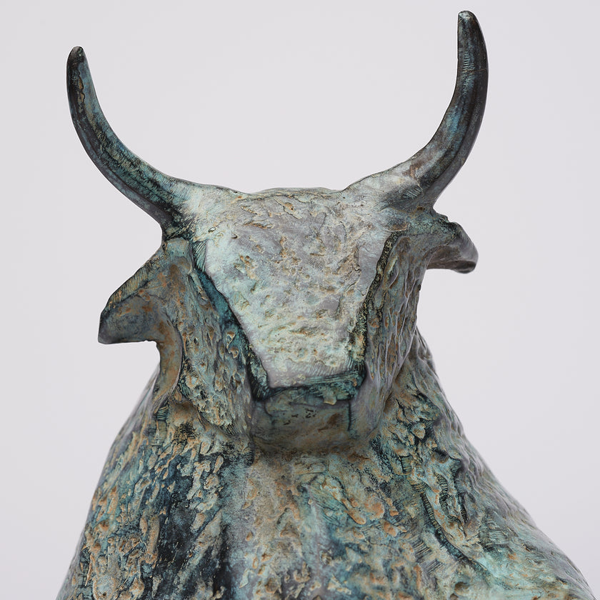 Bison American Charging Patinated