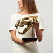Tiger Skull Sumatran Polished Bronze