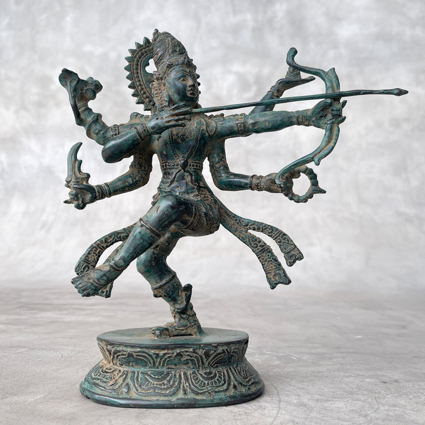 Shiva Dancing Sculpture Green