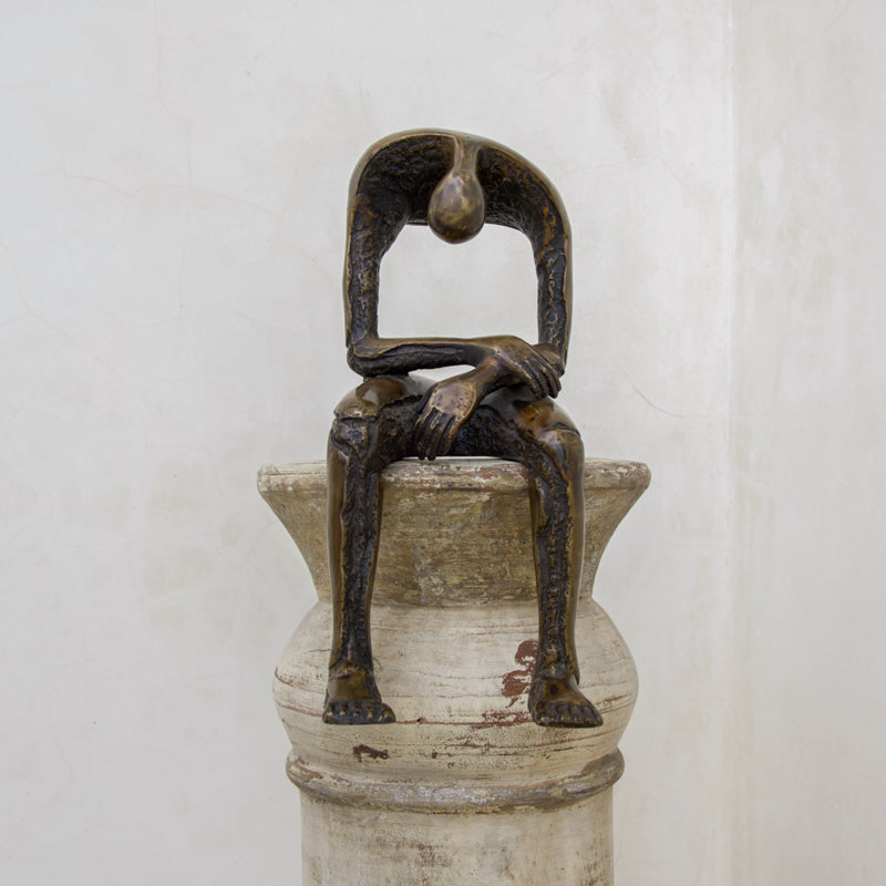 Abstract Hollow Man Bronze no Base S