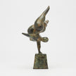 Voluptuous Lady  Balancing Patinated Bronze