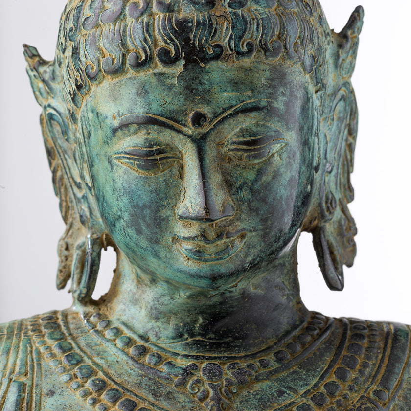 Buddha Thai Aged Blue