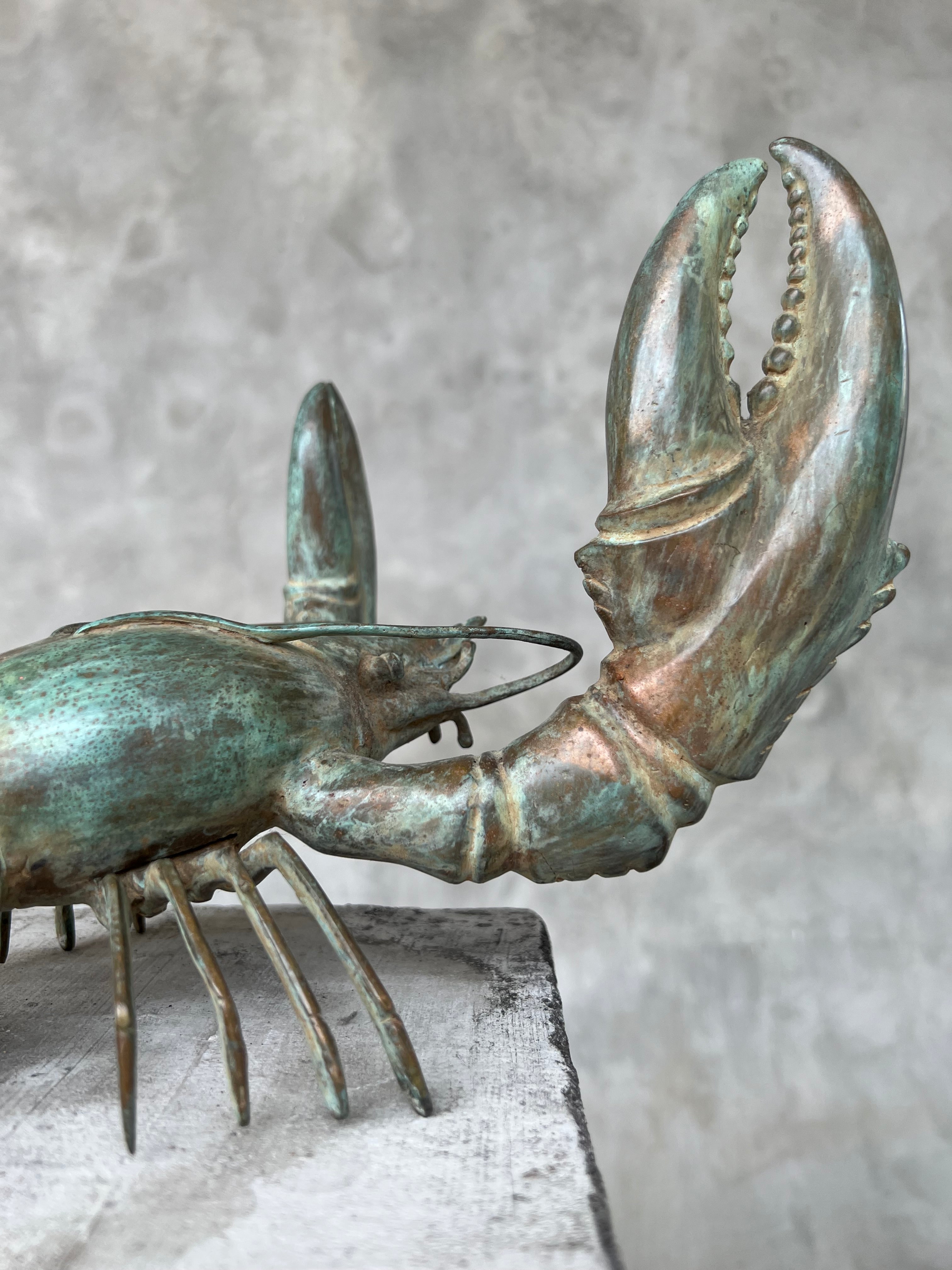 Lobster Patinated Bronze - Large