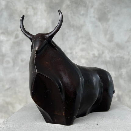 Abstract Bull Dark Bronze