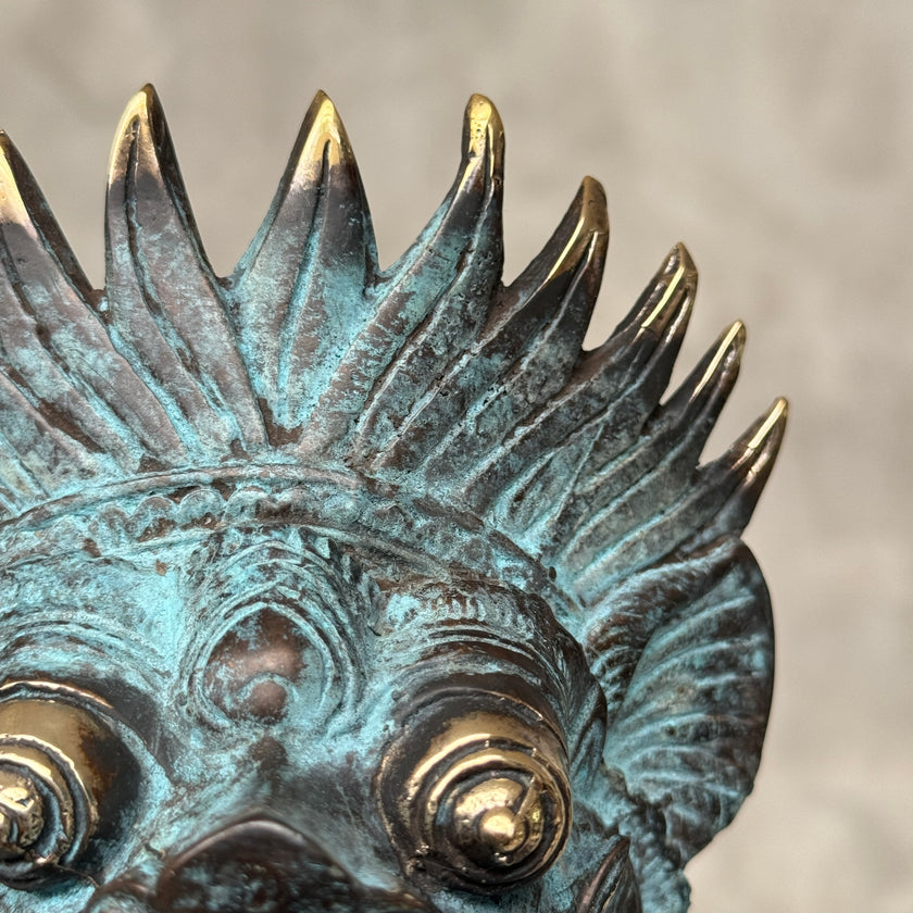 Barong on stand Dark Patinated Bronze