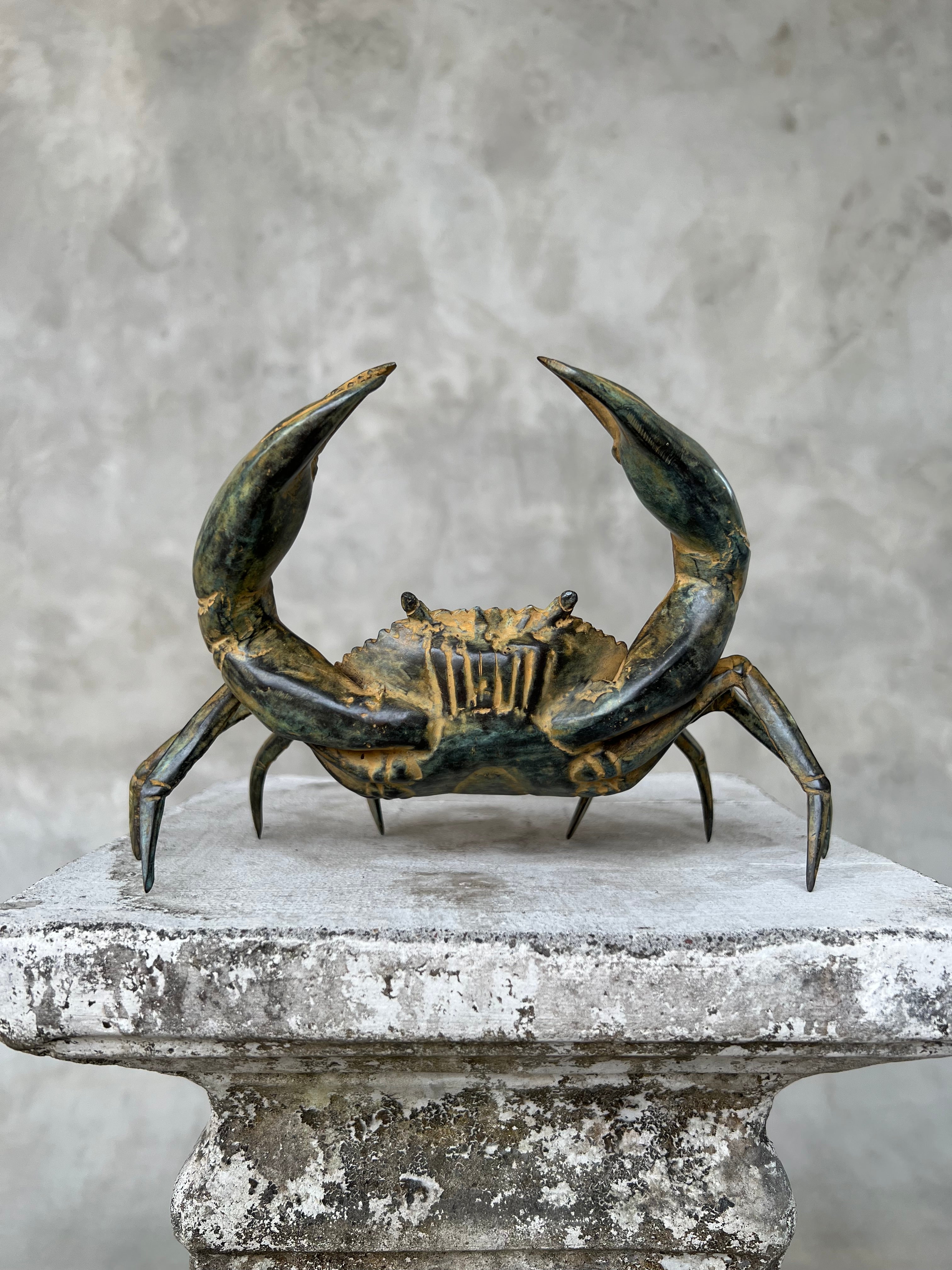 Crab Patinated Bronze  - S