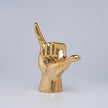 Hand Shaka / Hang Loose Polished Brass