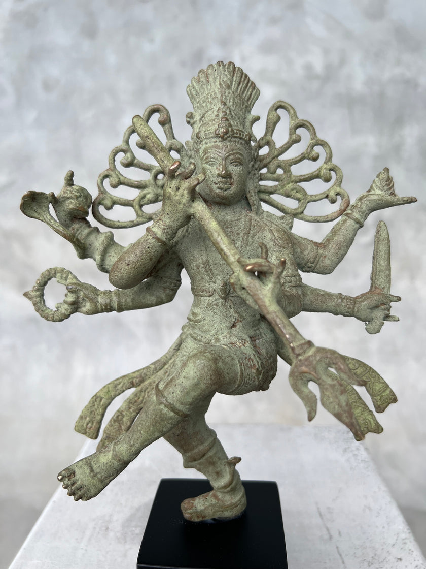 Shiva Dancing Sculpture Patinated