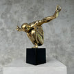 Olympic Swimmer Polished  Bronze - S