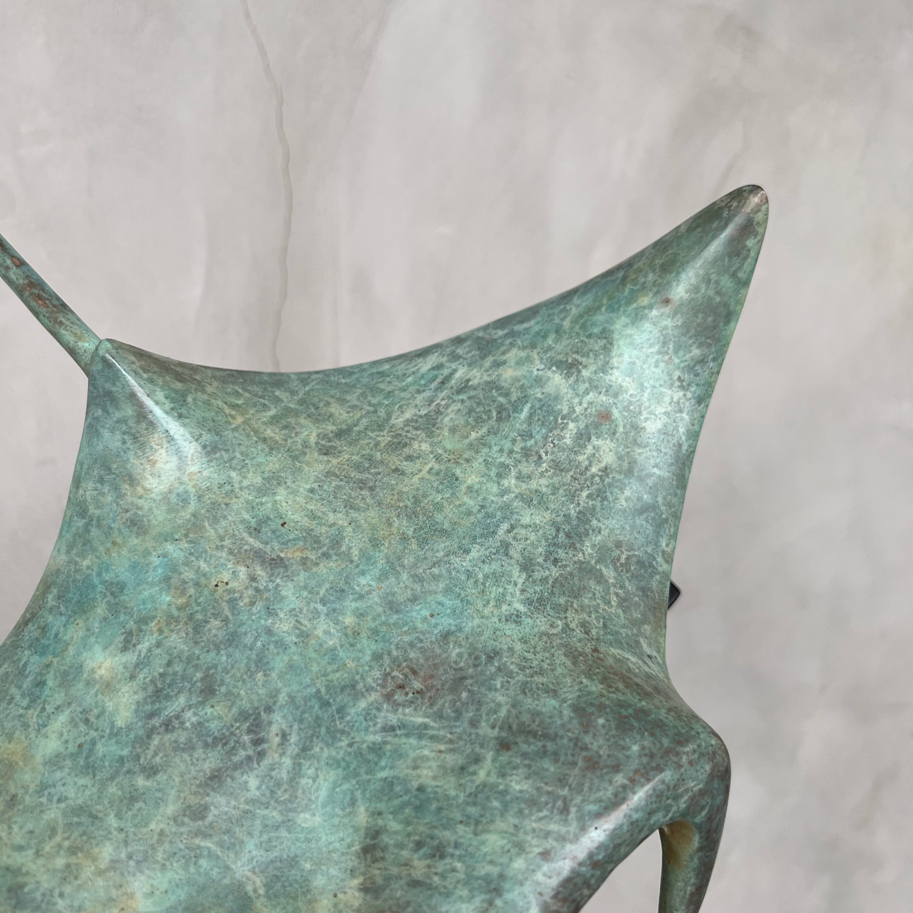 Manta Ray Light Patinated Bronze