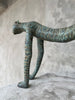 Cheetah Statue Patinated Bronze