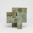 Puzzle Blue Patinated Bronze - S