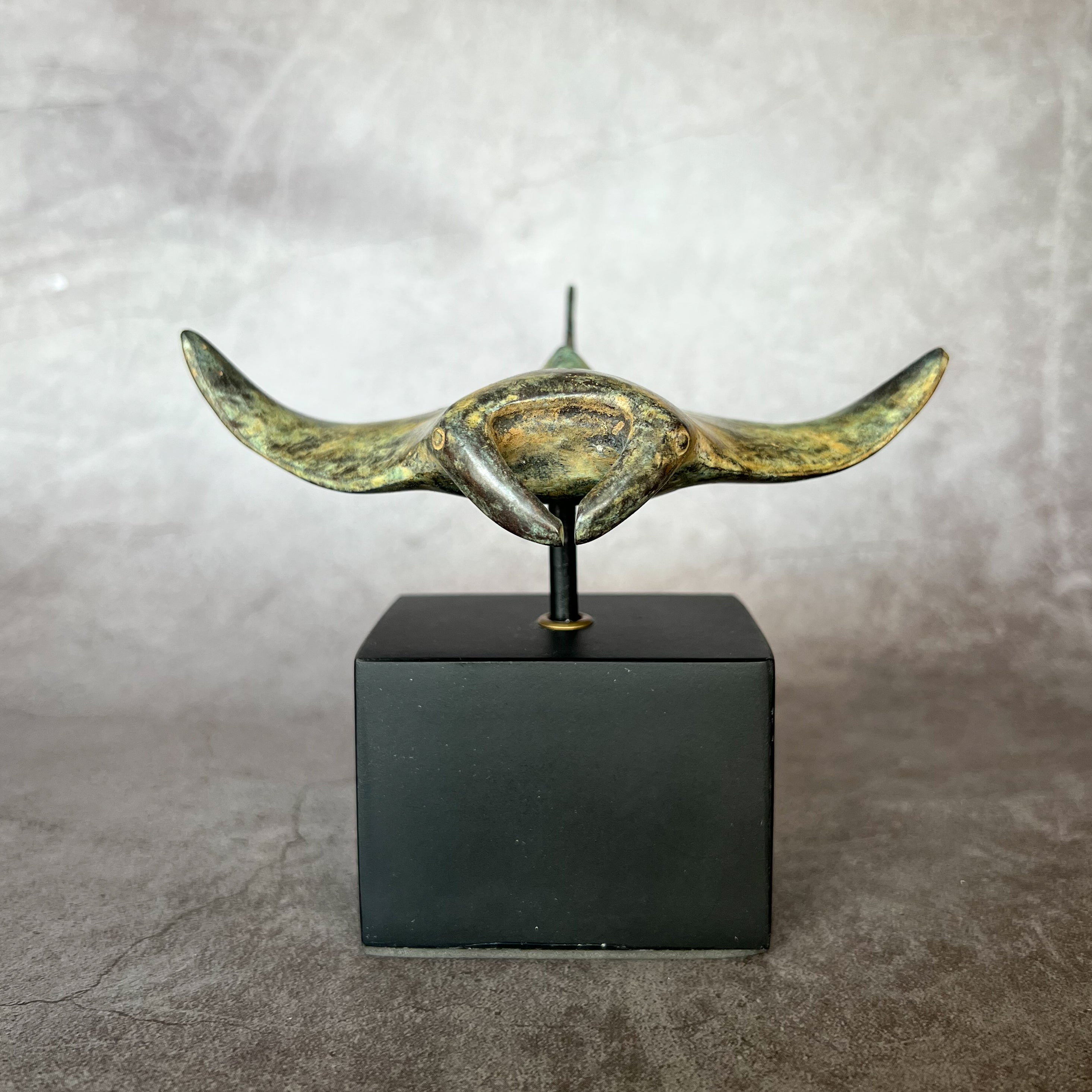 Manta Ray Patinated Bronze - S