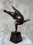 Voluptuous Lady Balancing Bronze