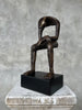 Abstract Hollow Man on a Stand Bronze