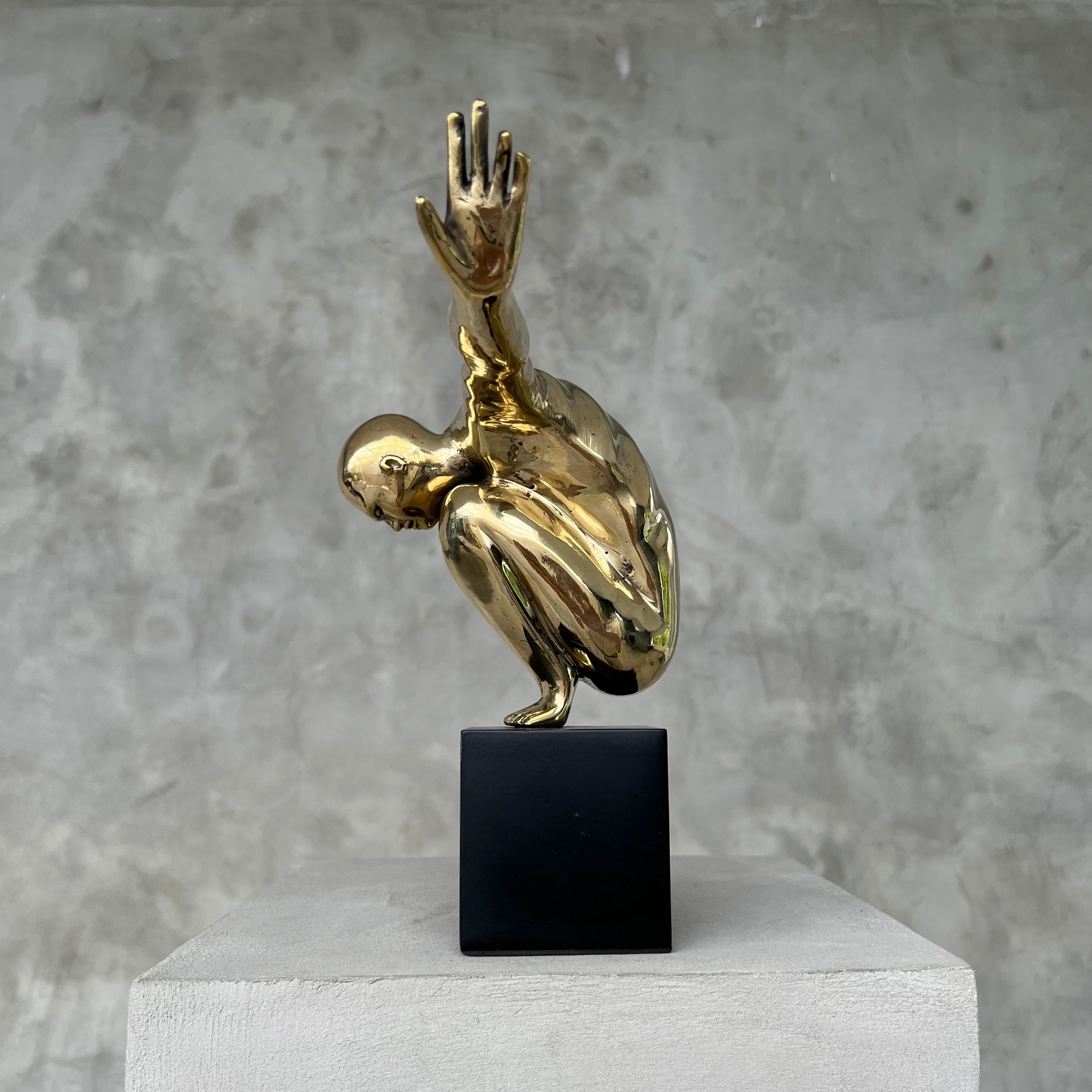 Olympic Swimmer Polished  Bronze - S