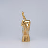 Hand Shaka / Hang Loose Polished Brass