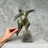 Voluptuous Lady Bronze Nude Patinated