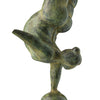 Voluptuous Lady Handstand Patinated Bronze