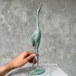 Batik Bird Light Patinated with Polished accents