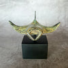 Manta Ray Patinated Bronze - S