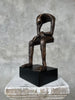 Abstract Hollow Man on a Stand Bronze