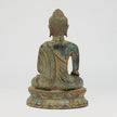 Buddha Bhumisparsa Mudra Patinated Bronze