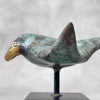 Batik Bird Dark Patinated with Polished accents