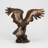 Eagle Sculpture Brown Bronze - Large