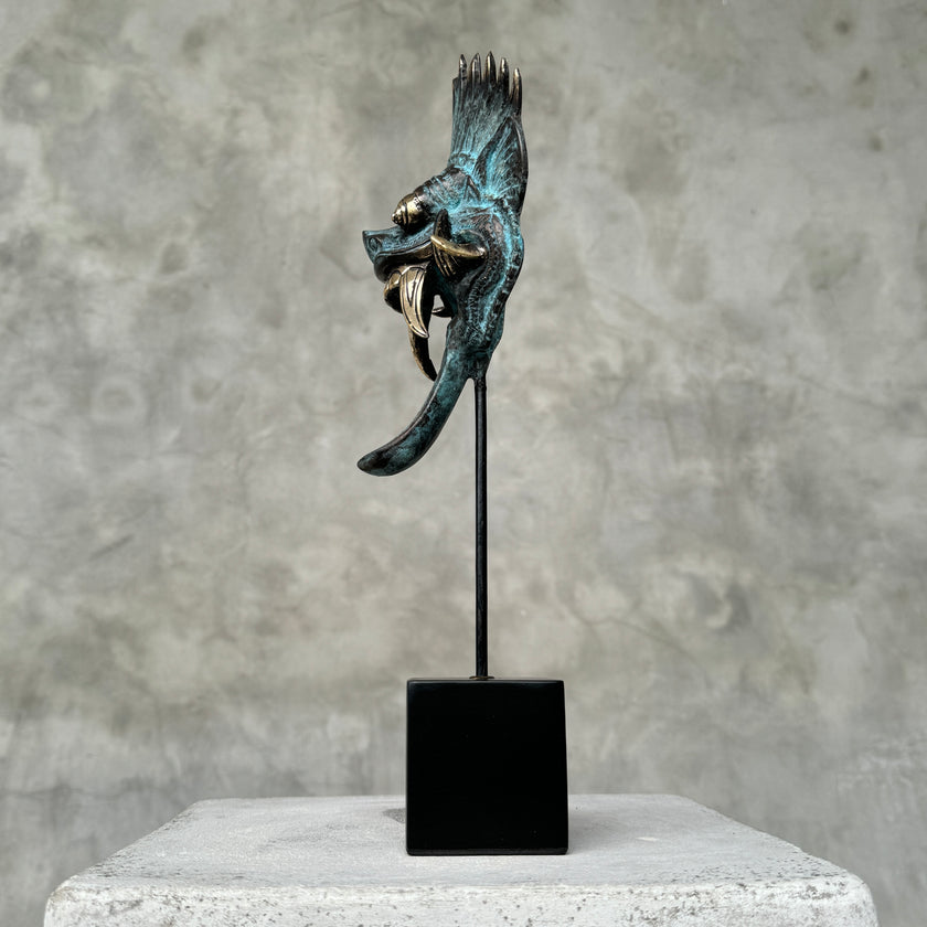 Barong on stand Dark Patinated Bronze