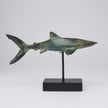 Great White Shart Patinated on Stand