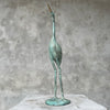 Batik Bird Light Patinated with Polished accents