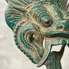 Barong on stand Blue Patinated Bronze