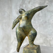 Voluptuous Lady Bronze Nude Patinated