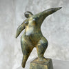 Voluptuous Lady Bronze Nude Patinated