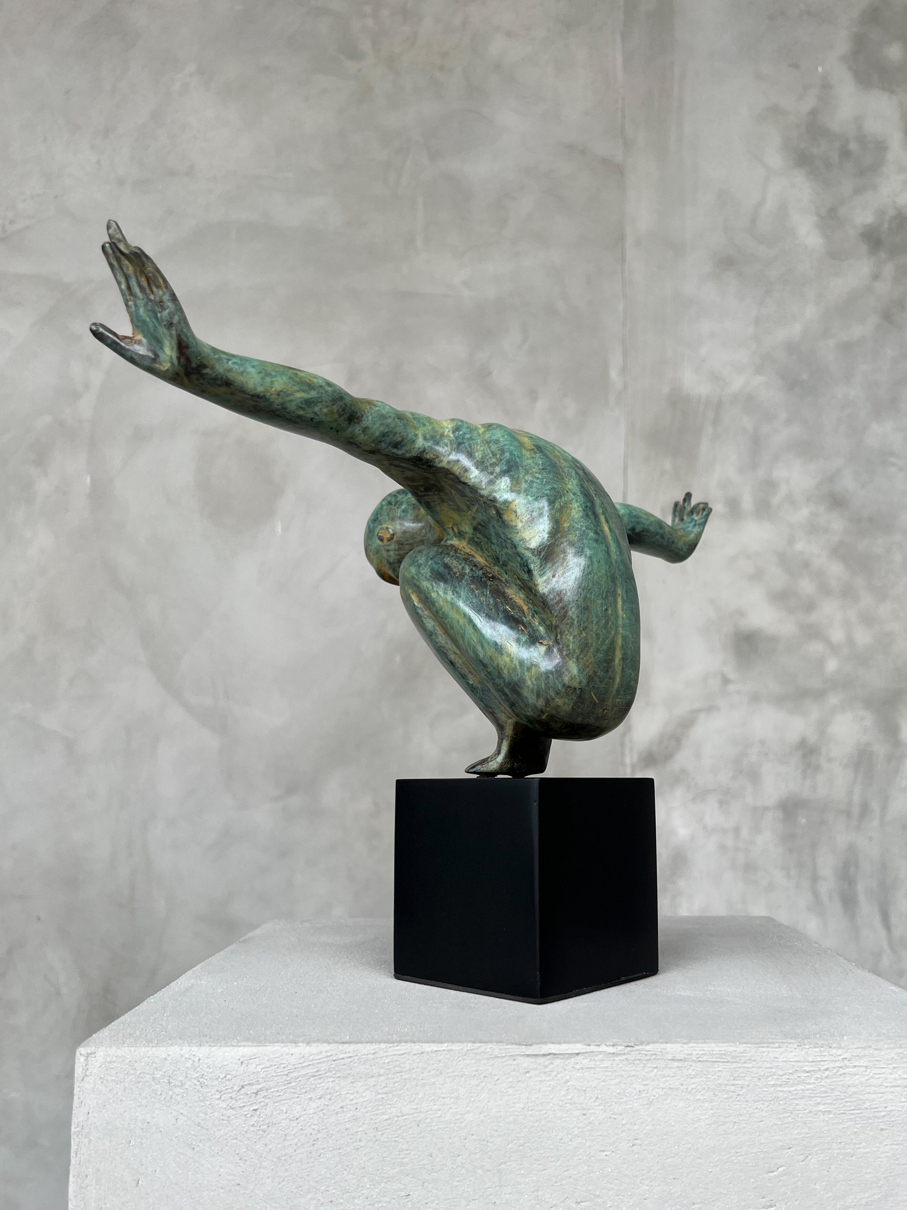 Olympic Swimmer Patinated Large