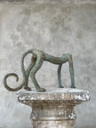 Cheetah Statue Patinated Bronze