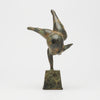 Voluptuous Lady  Balancing Patinated Bronze