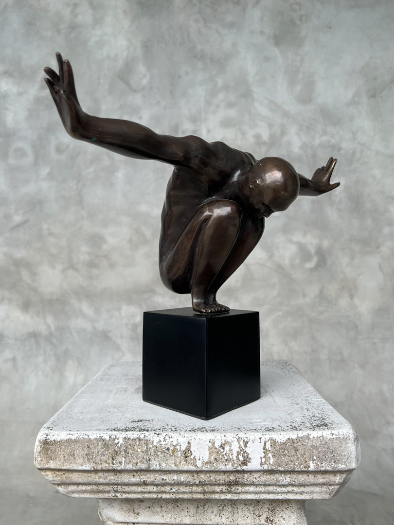 Olympic Swimmer Dark Bronze Large