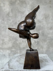 Voluptuous Lady Balancing Bronze