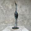 Batik Bird Dark Patinated with Polished accents