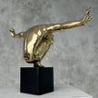 Olympic Swimmer Polished  Bronze - S