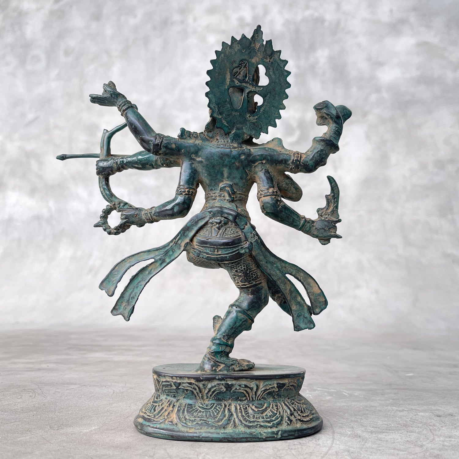 Shiva Dancing Sculpture Green