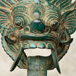 Barong on stand Blue Patinated Bronze