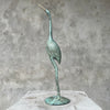 Batik Bird Light Patinated with Polished accents