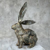 Bunny Sculpture Patinated