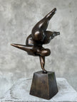 Voluptuous Lady Balancing Bronze