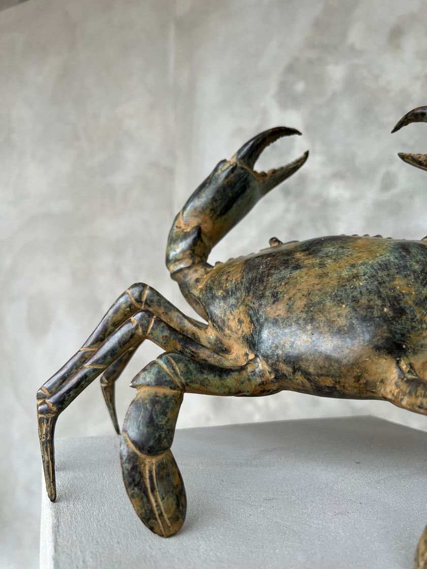 Crab Patinated Bronze - Medium